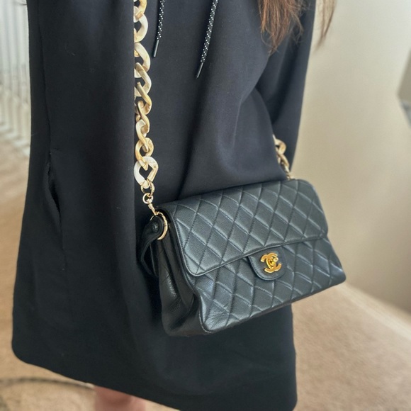 SOLD Chanel Double Sided Classic Flap Vintage - Picture 14 of 17
